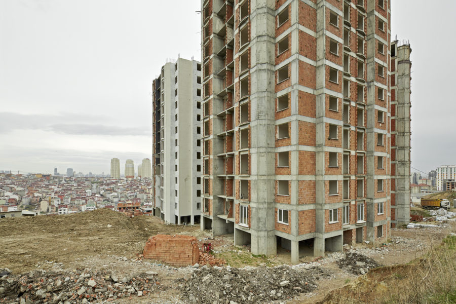 Luca Rotondo fotografo architettura istanbul ascensione turca Tüyap Beylikdüzü cantiere edificio in costruzione